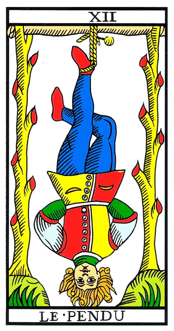 the hung tarot card