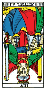 the justice inverted