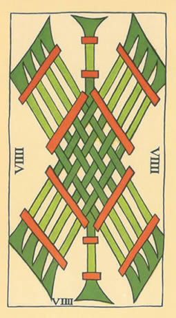 9 tarot wands