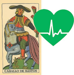 horse tarot wands health