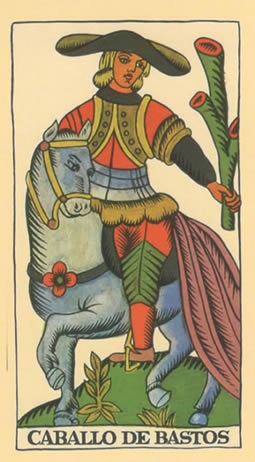 horse tarot wands