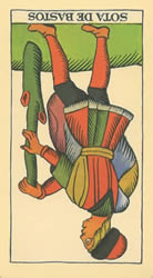 jack tarot wands reversed