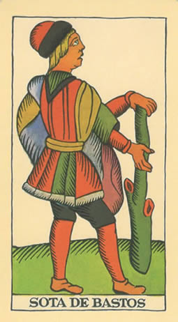 jack tarot wands
