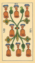 8 tarot cups reversed