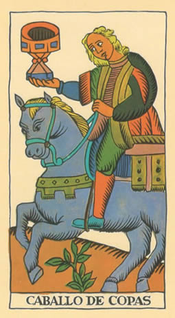 horse tarot cups