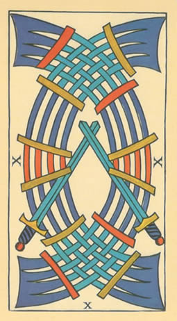 10 de espadas tarot