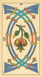 4 de espadas tarot