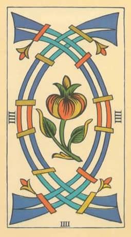 4 de espadas tarot