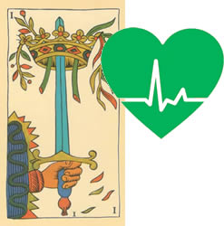 as de espadas tarot