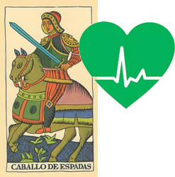 caballo de espadas tarot