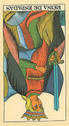 reina de espadas tarot