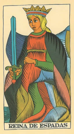 reina de espadas tarot