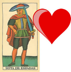 sota de espadas tarot
