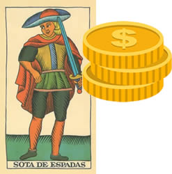 sota de espadas tarot