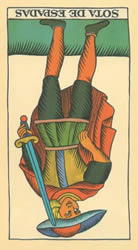 sota de espadas tarot