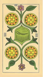 4 de oros tarot