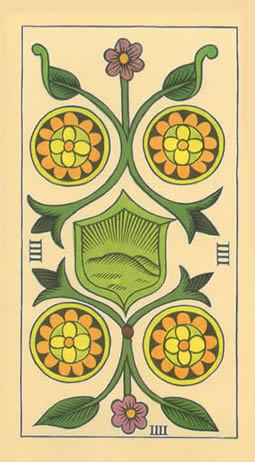 4 de oros tarot