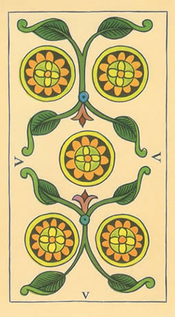 5 de oros tarot