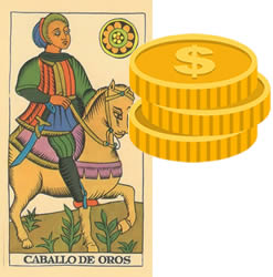 Horse Tarot Coins money