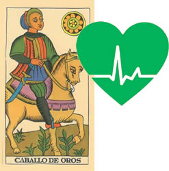 Horse Tarot Coins health