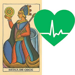 reina de oros tarot