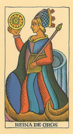 reina de oros tarot
