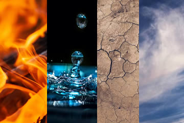 Los 4 elementos de la naturaleza